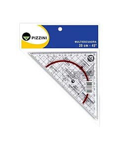 Escuadra Transportador Pizzini 45Â° 20 Cm.