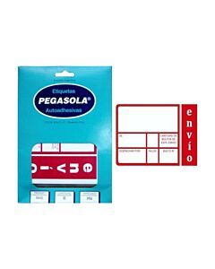 Etiquetas Pegasola 3956 120 x 158 Envio x 30 Un.