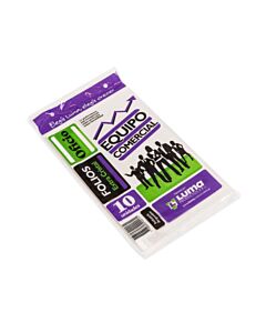 Folios Luma Equipo Comercial Oficio x 10 Un.