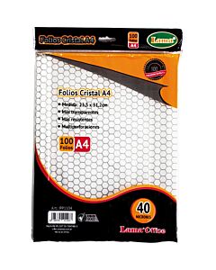 Folios Lama A4 x 100 Un.