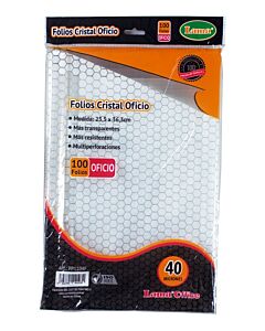 Folios Lama Oficio x 100 Un.