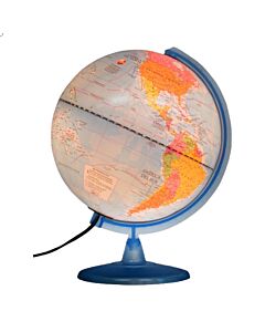 Globo Terraqueo Gloter 257LW 25 Cm. con Luz
