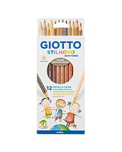 Lapiz Giotto Stilnovo Skin Tones x 12 Un.