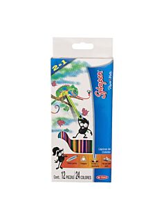 Lapiz Sylvapen Bicolor x 12 Un.