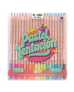 Lapiz Mooving Pastel x 20 Un.