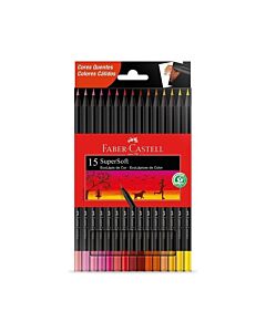 Lapiz Faber Castell SuperSoft x 15 Un.