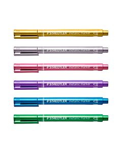 Marcador Staedtler Metallic 8323 Plata Metal