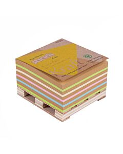 Notas Hopax 76 x 76 Mm. Kraft x 100 Hs. x 4 Un.