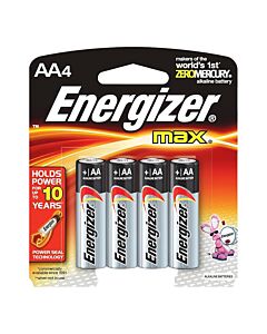 Pilas Energizer Max AA x 4 Un.
