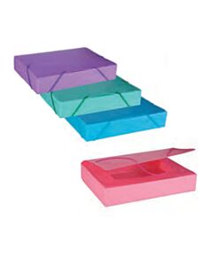 Caja Elastico Lama Oficio 6 Cm. Pastel