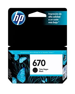 Cartucho Hewlett Packard 670