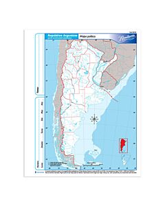 Mapa Rivadavia N°3 Politico
