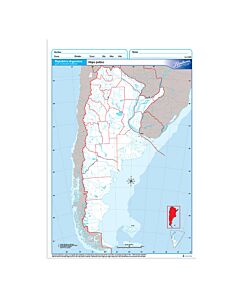 Mapa Rivadavia N°5 Politico