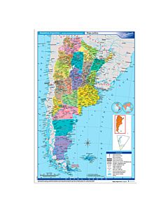 Mapa Rivadavia N°6 Politico