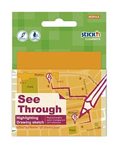 Notas Hopax 76 x 76 Mm. Fluo x 50 Hs.