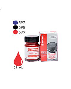 Tinta para Marcador de Pizarra Stabilo x 25 Ml.