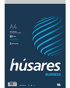 Block Husares Business A4 x 80 Hs.