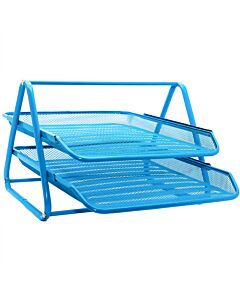 Bandeja Values A4 2 Pisos Metal