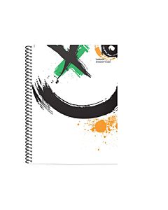 Cuaderno Essential A4 Tapa Dura Plastica Cristal x 84 Hs.