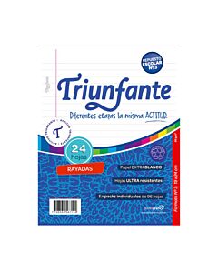 Repuesto Triunfante N°3 Rayado x 24 Hs.