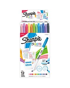 Resaltador Sharpie S.Note x 12 Un.
