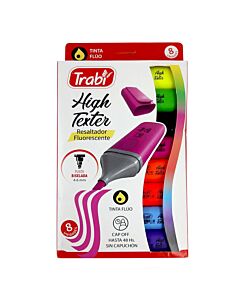 Resaltador Trabi x 8 Un.