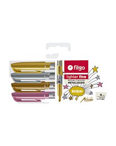 Resaltador Filgo Metal. X 4 Un.