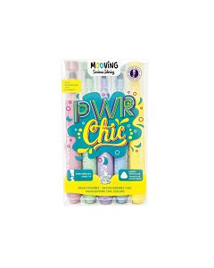 Resaltador Mooving Chic Pastel x 5 Un.