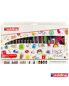 Set Edding Back to School x 20 Un.