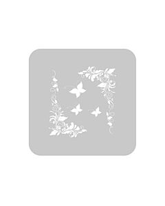 Stencil EQ Esquinero y Mariposas