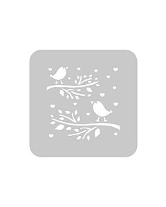 Stencil EQ Pajaritos en Rama