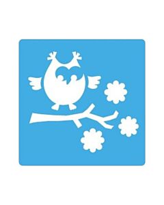 Stencil EQ Buho en Rama