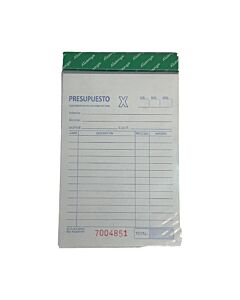 Talonario Alianza Duplicado Chico x 50 Hs.