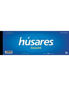 Talonario Husares (1900) Pagare x 40 Hs. Letra de Seguridad