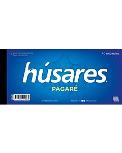 Talonario Husares (1906) Pagare x 40 Hs. Letra de Seguridad