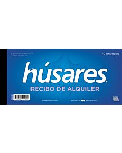 Talonario Husares (1903) Recibo de Alquiler x 40 Hs.