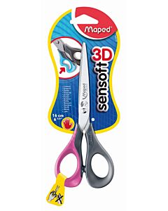 Tijera Maped Sensoft para Zurdos 16 Cm.
