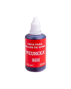 Tinta para Sello Eureka Roja x 60 Ml.