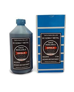 Tinta Indeleble Opalo 1744 Negro x 500 Ml.