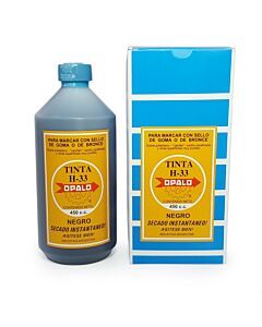 Tinta Indeleble Opalo H-33 Negro x 500 Ml.