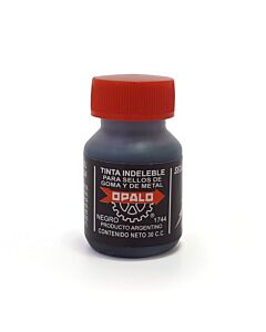 Tinta Indeleble Opalo 1744 Negro x 30 Ml.